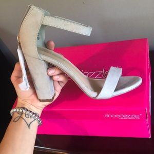 ShoeDazzle Jainee heel (gray)